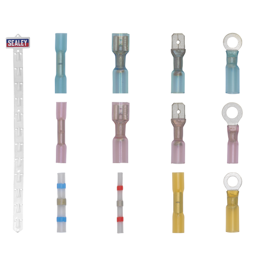 Sealey Clip Strip Deal - Heat Shrink Elctrical Terminal Connectors Set MHSTSET
