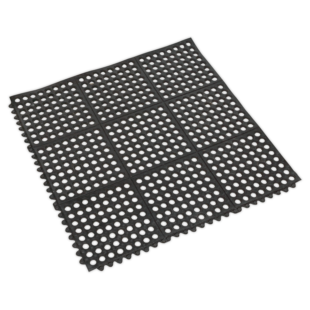 Sealey Interlocking Anti-Fatigue Matting 920 x 920mm Garage Flooring Mat MIC9292