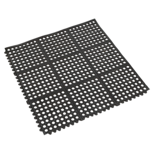 Sealey Interlocking Anti-Fatigue Matting 920 x 920mm Garage Flooring Mat MIC9292