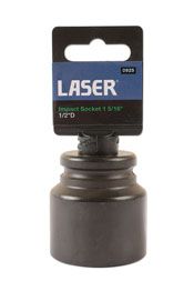 LASER 0925 Socket Wrench Insert 1/2" 15/16" Spanner Chrome-Molybdenum Steel