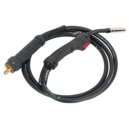 Sealey Professional MIG Torch With 4m Euro Connector MB15 Black MIG/N415
