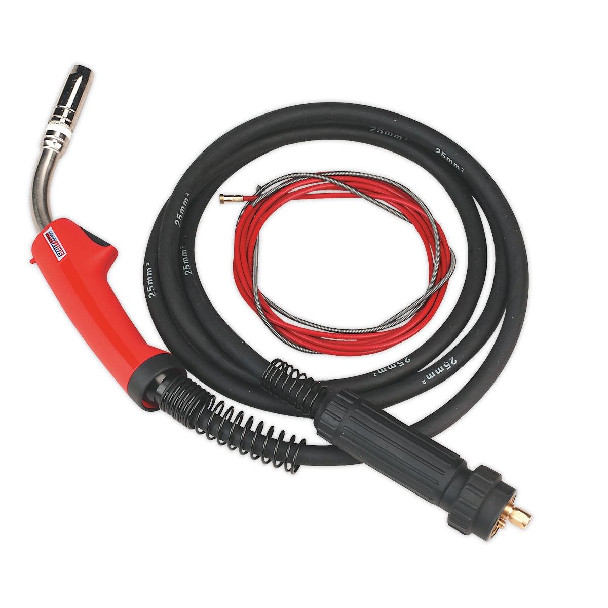Sealey MIG Torch With Heat-Proof Cable 3 Metres Euro Connector TB25 MIG/T25