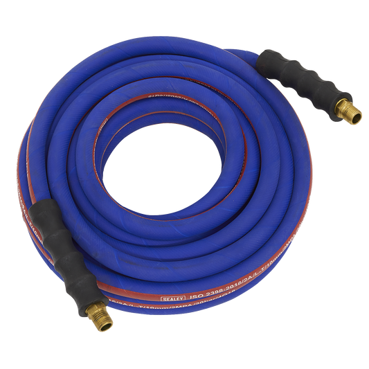 Sealey 10m x Ø13mm Extra Heavy Duty Air Hose With 1/2" BSP Unions AH10R/12