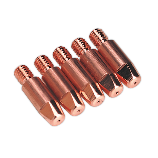 Sealey MIG Welding Torch Contact Tip 5 Pieces 0.8mm For MB25 MB36 Torches MIG917