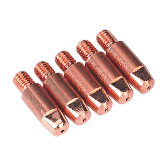 Sealey MIG Welding Torch Contact Tip 5 Pieces 1.0mm For MB25 MB36 Torches MIG918