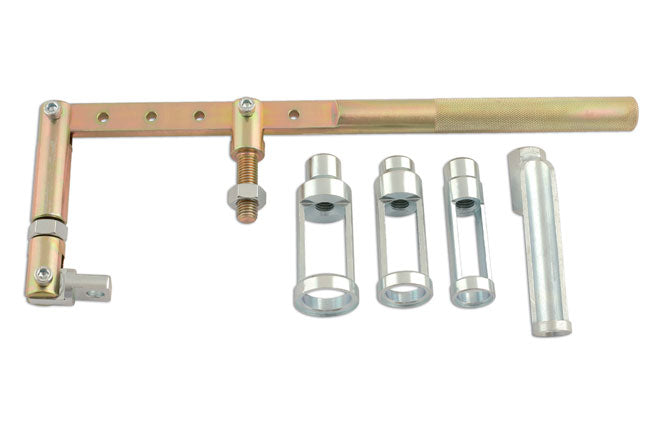 LASER 5495 Valve Spring Compressor With 4 Adaptors For Multivalve Engines