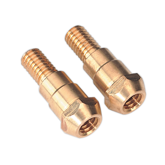 Sealey MIG Welding Torch Nozzle Tip Adaptor 2 Pieces 6mm For MB36 Torches MIG925