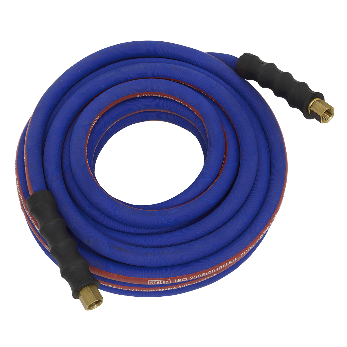 Sealey Air Hose 10 Metres x Ø10mm With 1/4" BSP Unions Extra Heavy Duty AH10R/38