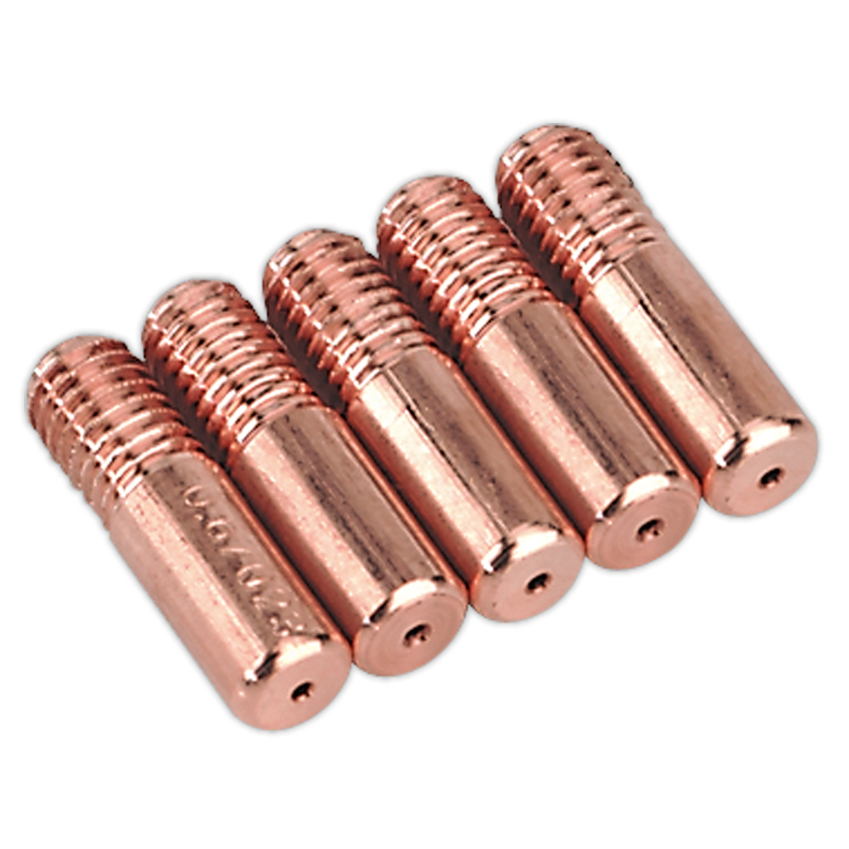 Sealey MIG Welding Torch Contact Tip 5 Pieces 0.8mm For MB14 Torches MIG952