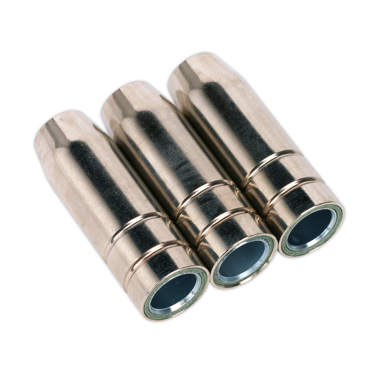 Sealey Conical Nozzle Compatible With MB15 Torches Silver - Pack of 3 Pcs MIG955