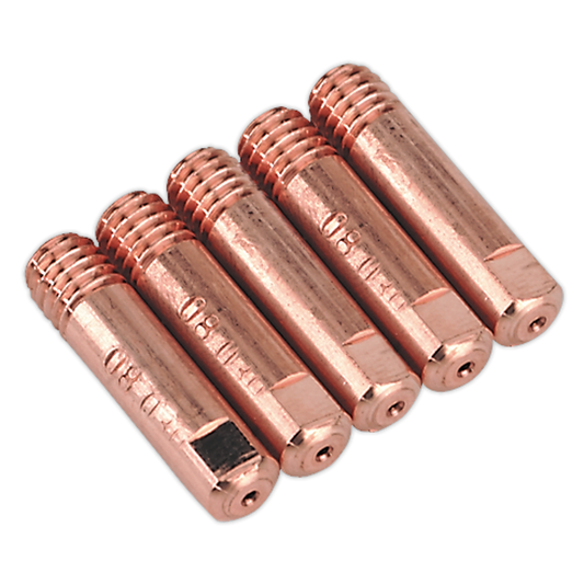 Sealey Contact Tip 0.8mm Suitable For Supermig/Electromig Pack Of 5 MIG957