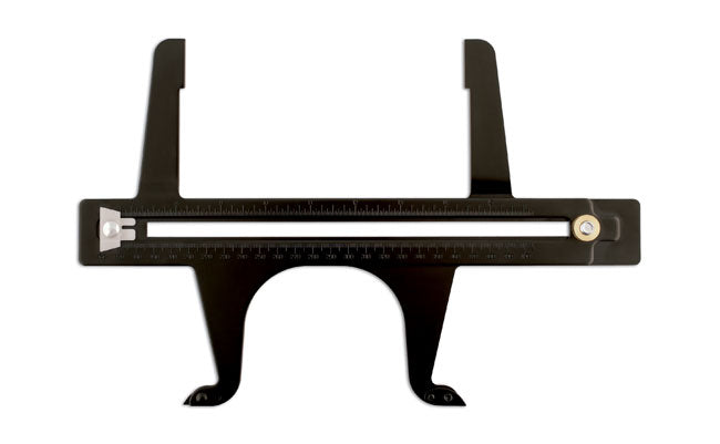 LASER 5502 Brake Drum Wear Gauge Steel 160-400mm Dual Scale For Adjustment