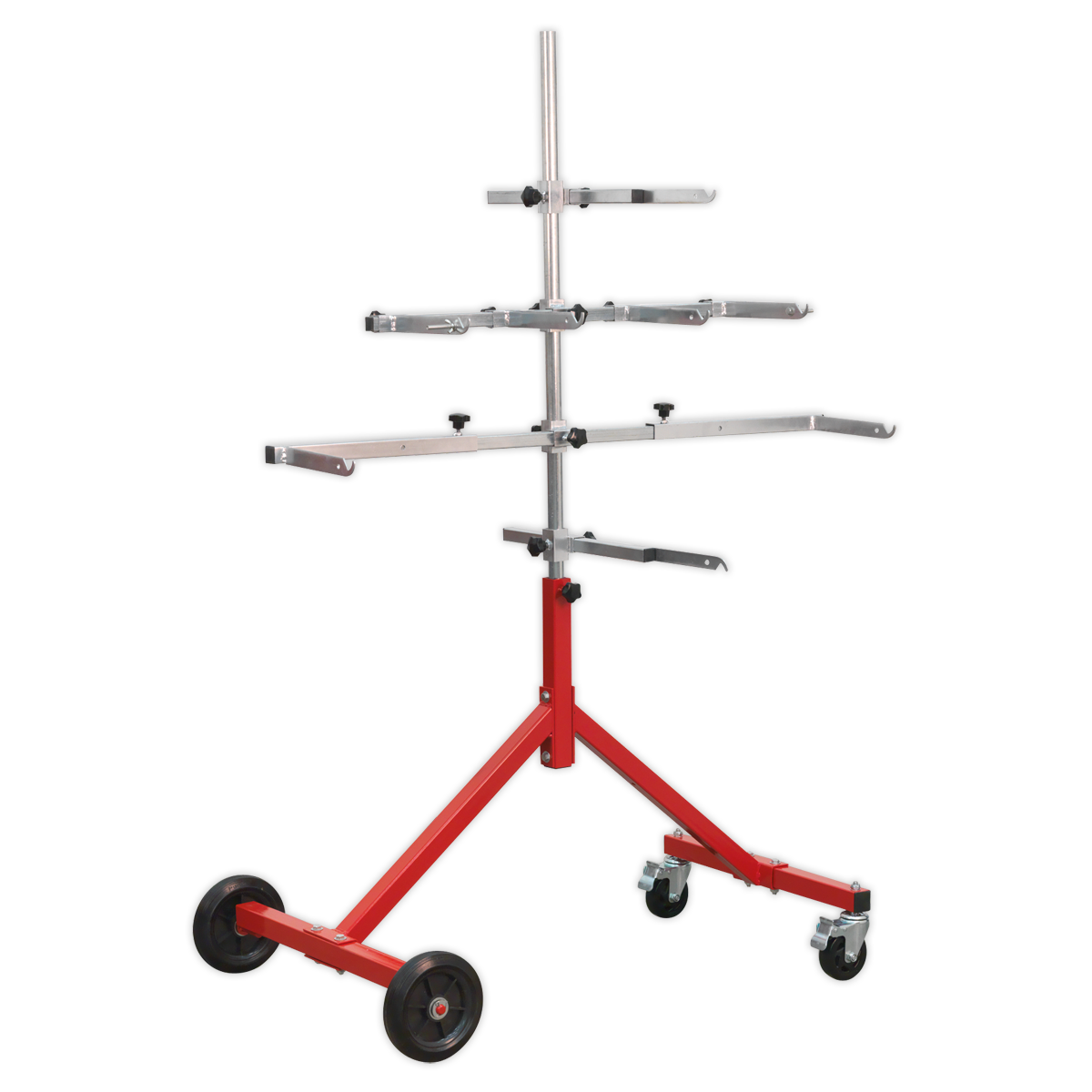 Sealey Heavy Duty Panel Stand - Door Wing Bonnet & Bumper - Red/Silver MK59