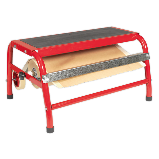 Sealey Masking Paper Dispenser Step-Up - 1 x 450mm Single Roll Red MK64
