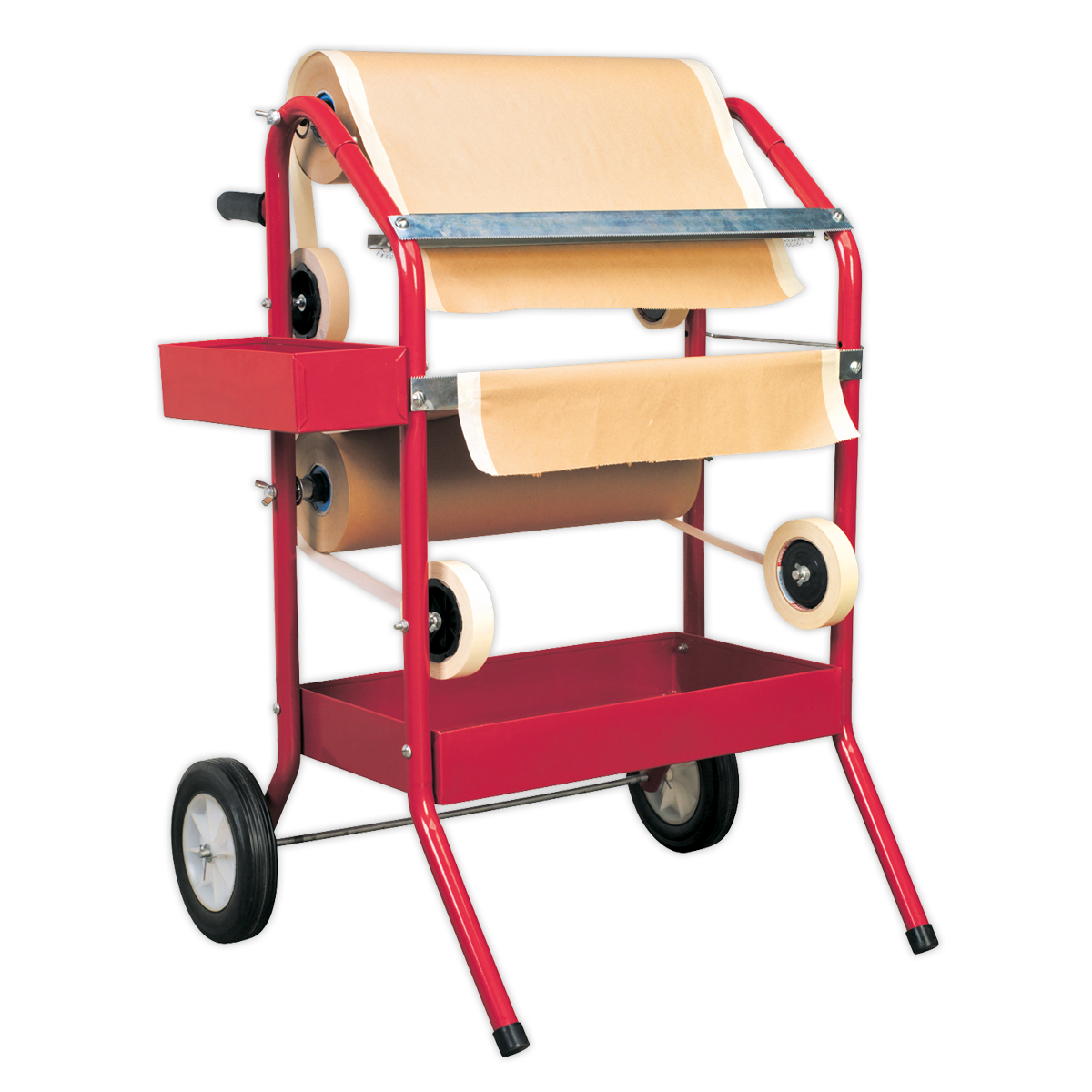 Sealey Masking Paper Dispenser Station With Storage Tray 2 x 450mm Rolls MK66