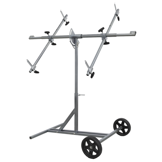 Sealey Rotating Panel Repair Stand Fully Adjustable Rotates 180° Silver MK79