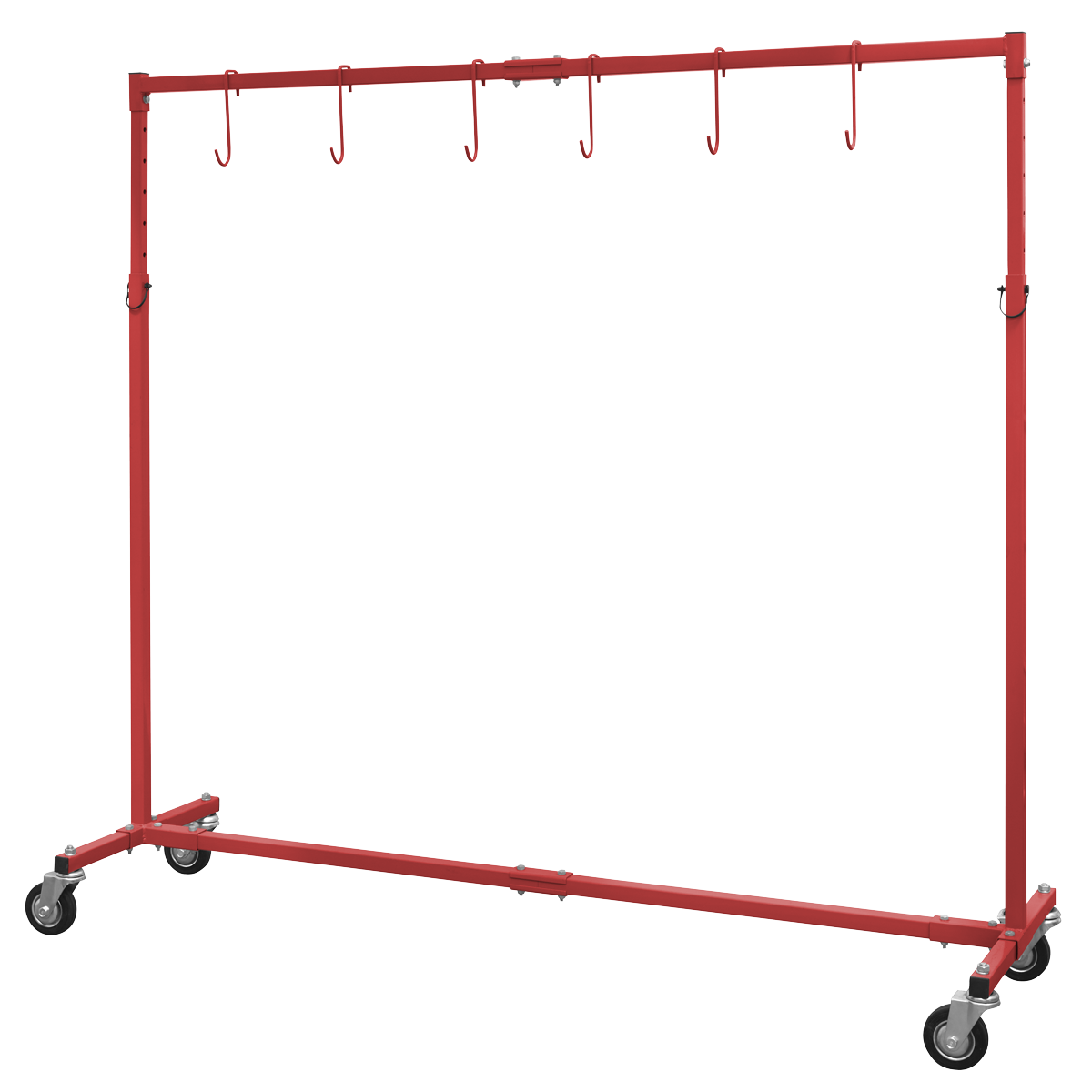Sealey Adjustable Paint Hanger 1.95m Multipurpose Adjustable Frame + Paint Hooks