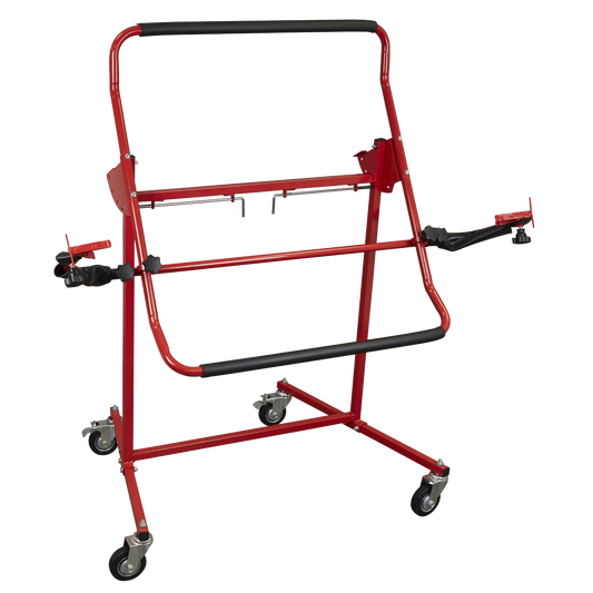 Sealey Adjustable Bumper Stand Rotation Lock & Adjustable Width Swivel Castors