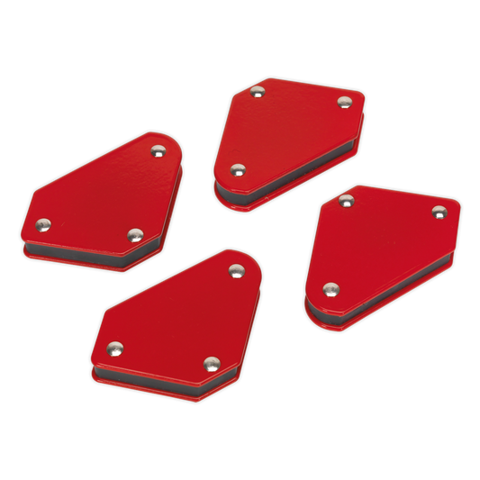 Sealey Magnetic Quick Clamp Set With Powder Coated Finish 4 Pieces MQC944