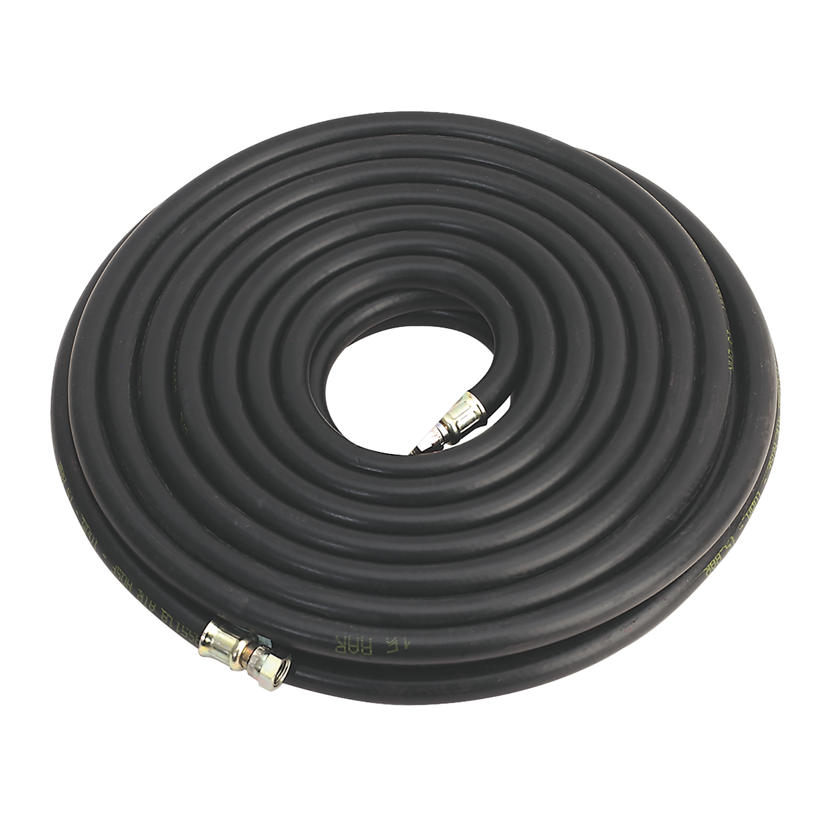 Sealey Air Hose 15m x Ø10mm With 1/4" BSP Swivel Unions Heavy Duty AH15RX/38