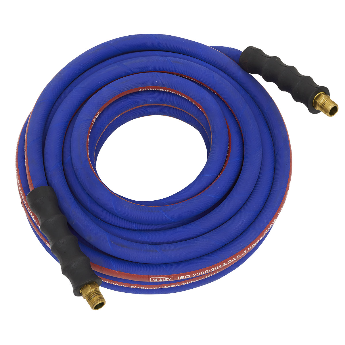 Sealey 20mx8mm Extra Heavy Duty Air Hose With 1/4" BSP Unions Blue AH20R