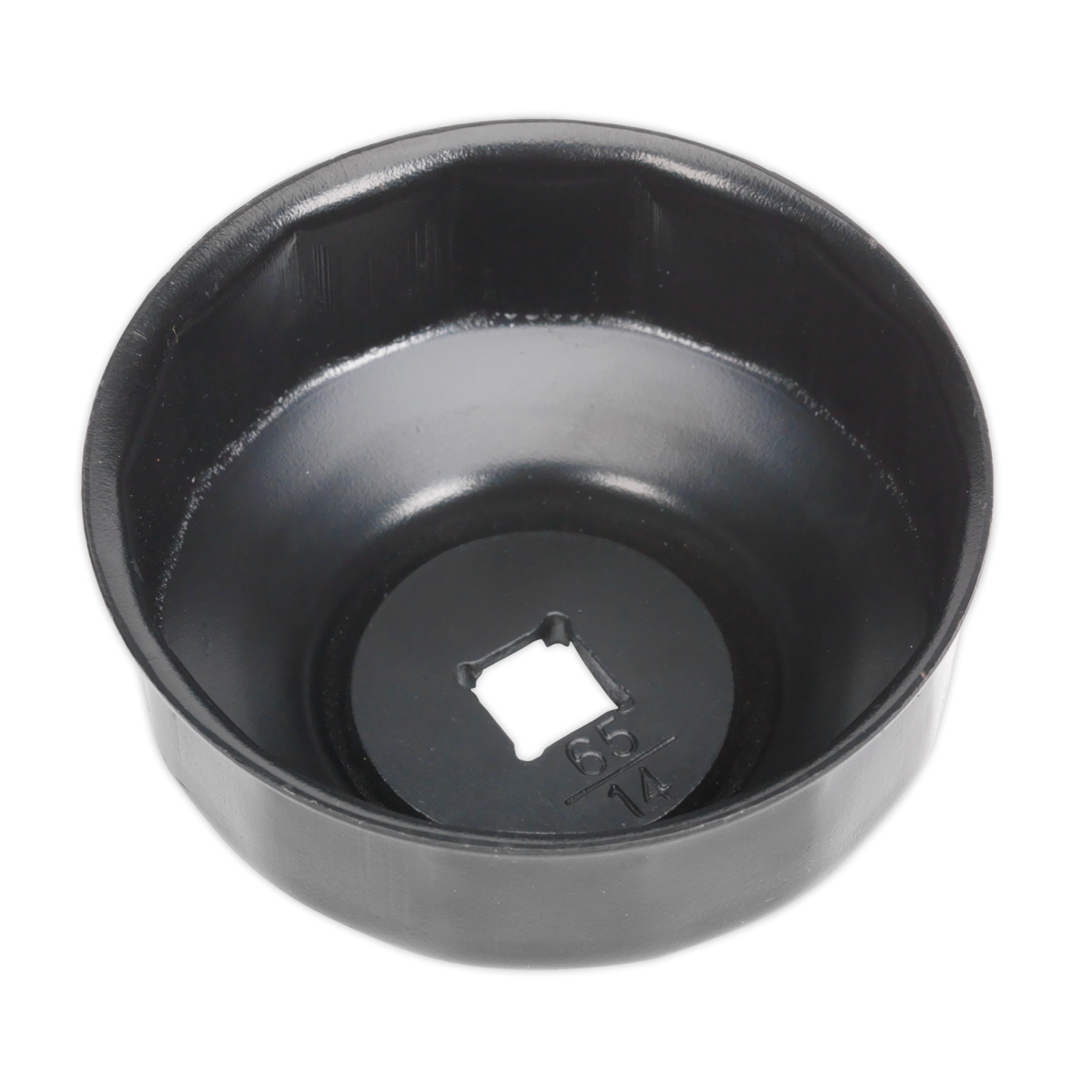 Sealey Oil Filter Cap Wrench 65mm x 14 Flutes 3/8" Low Profile Design MS044