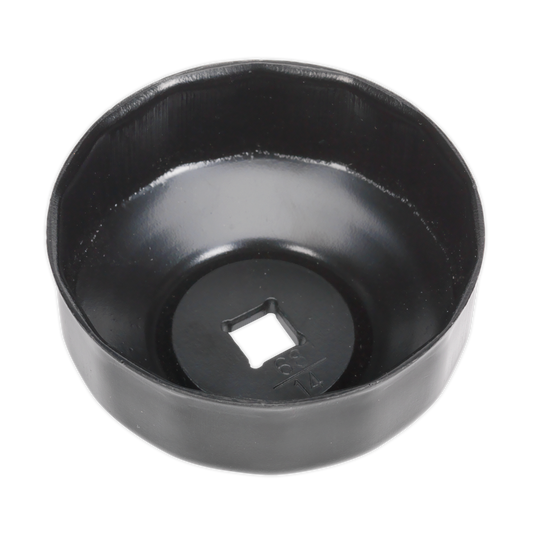 Sealey Oil Filter Cap Wrench 68mm x 14 Flutes 3/8" Low Profile Design MS045