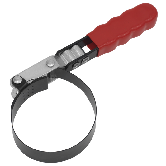 Sealey Oil Filter Band Wrench Ø65-86mm PVC Dipped Multi-Position Handle MS046