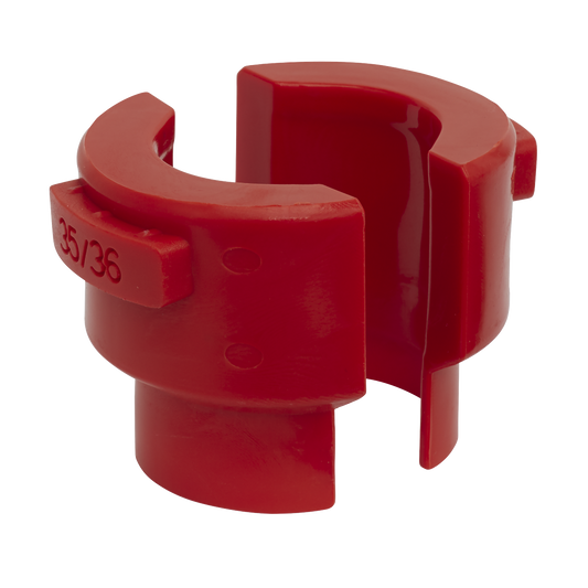 Sealey Motorcycle Fork Seal Driver Sleeve 35-36mm Professional Red MS0531