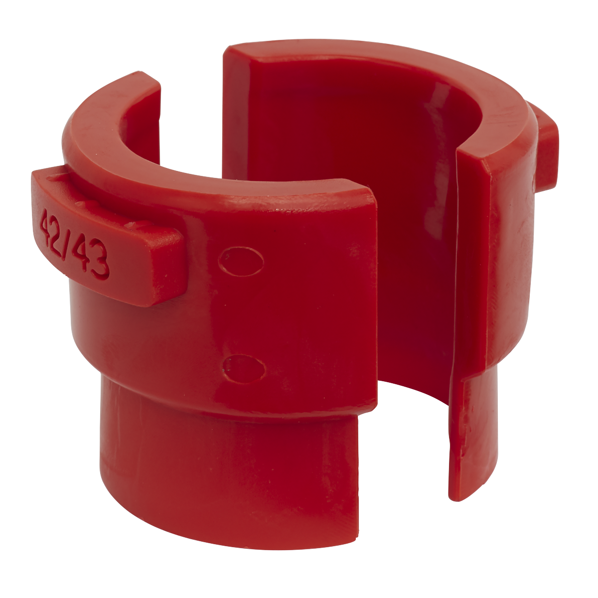 Sealey Motorcycle Fork Seal Driver Sleeve 42-43mm Split Design Red MS0561