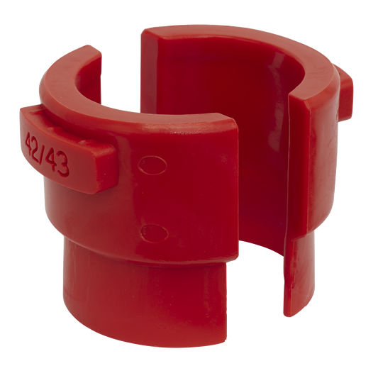 Sealey Motorcycle Fork Seal Driver Sleeve 42-43mm Split Design Red MS0561