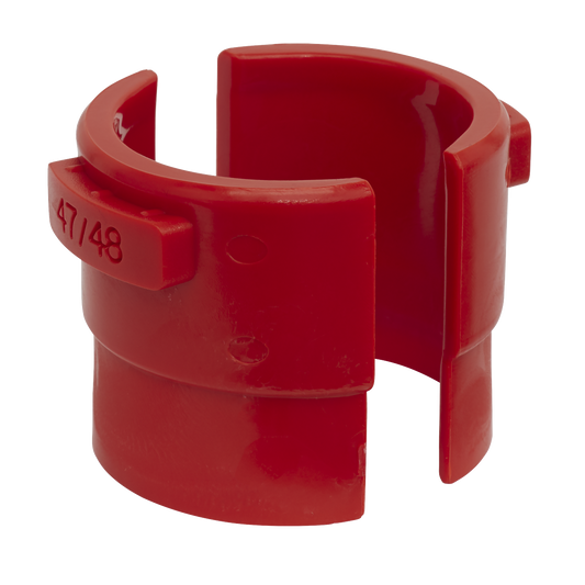 Sealey Motorcycle Fork Seal Driver Sleeve 47-48mm Split Design Red MS0591