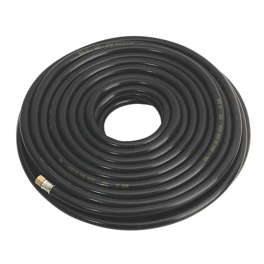 Sealey Air Hose 20m x Ø8mm With 1/4" BSP Swivel Unions - Heavy Duty AH20RX