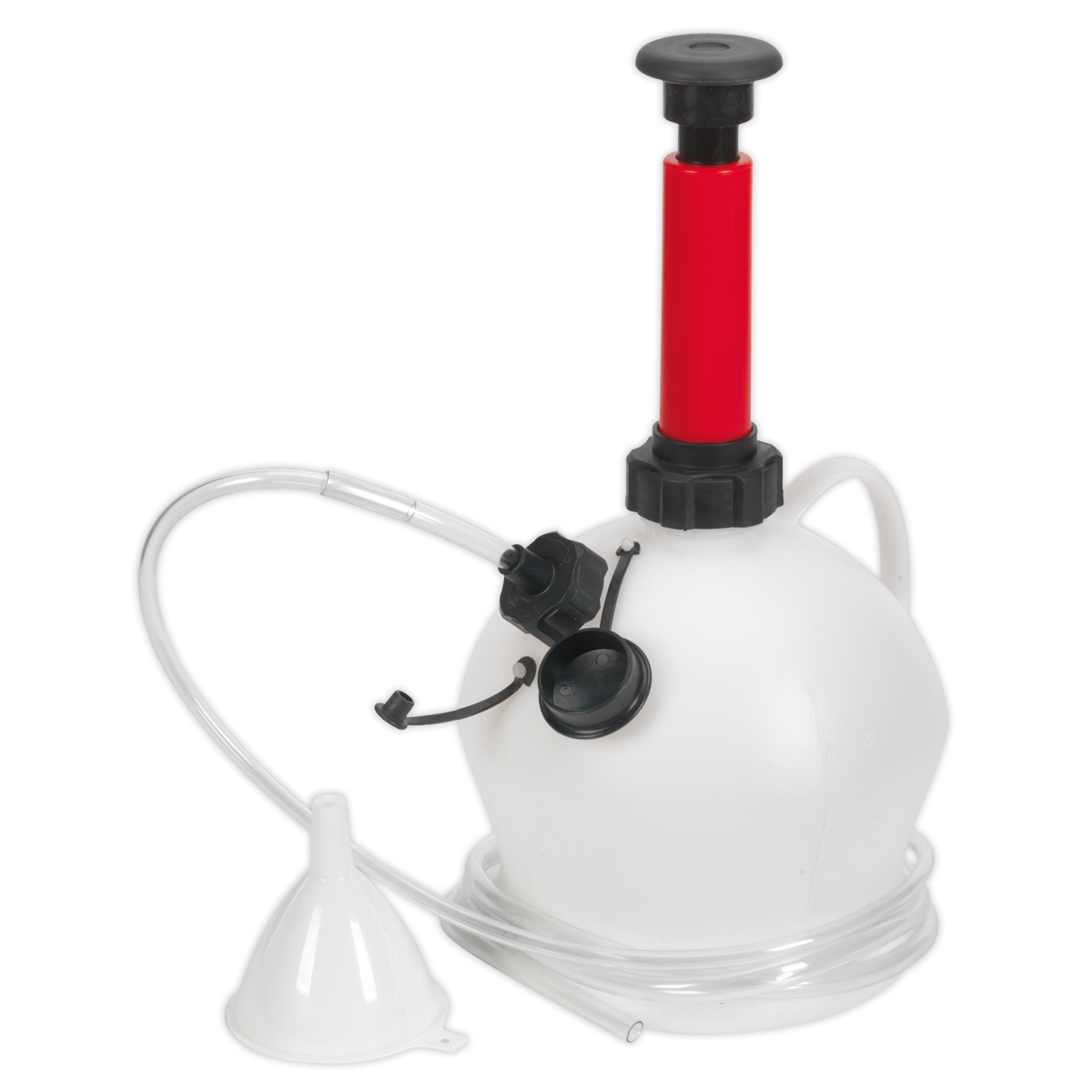 Sealey Manual Vacuum Oil & Fluid Extractor With 2 Suction Probes 4 Litres MS156