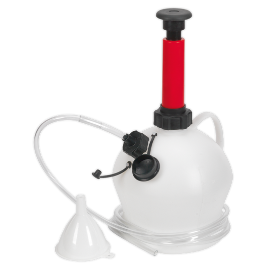 Sealey Manual Vacuum Oil & Fluid Extractor With 2 Suction Probes 4 Litres MS156