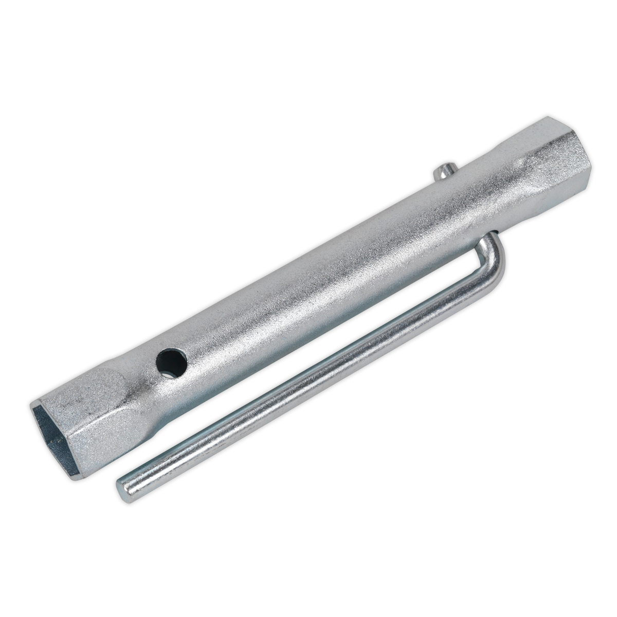 Sealey 18/21mm Double End Long Reach Spark Plug Box Spanner With L-Bar MS161