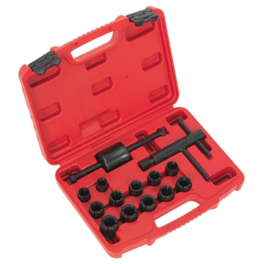 Sealey Motorcycle Brake Piston Removal Kit Capacity Ø19-30mm 14pc MS162