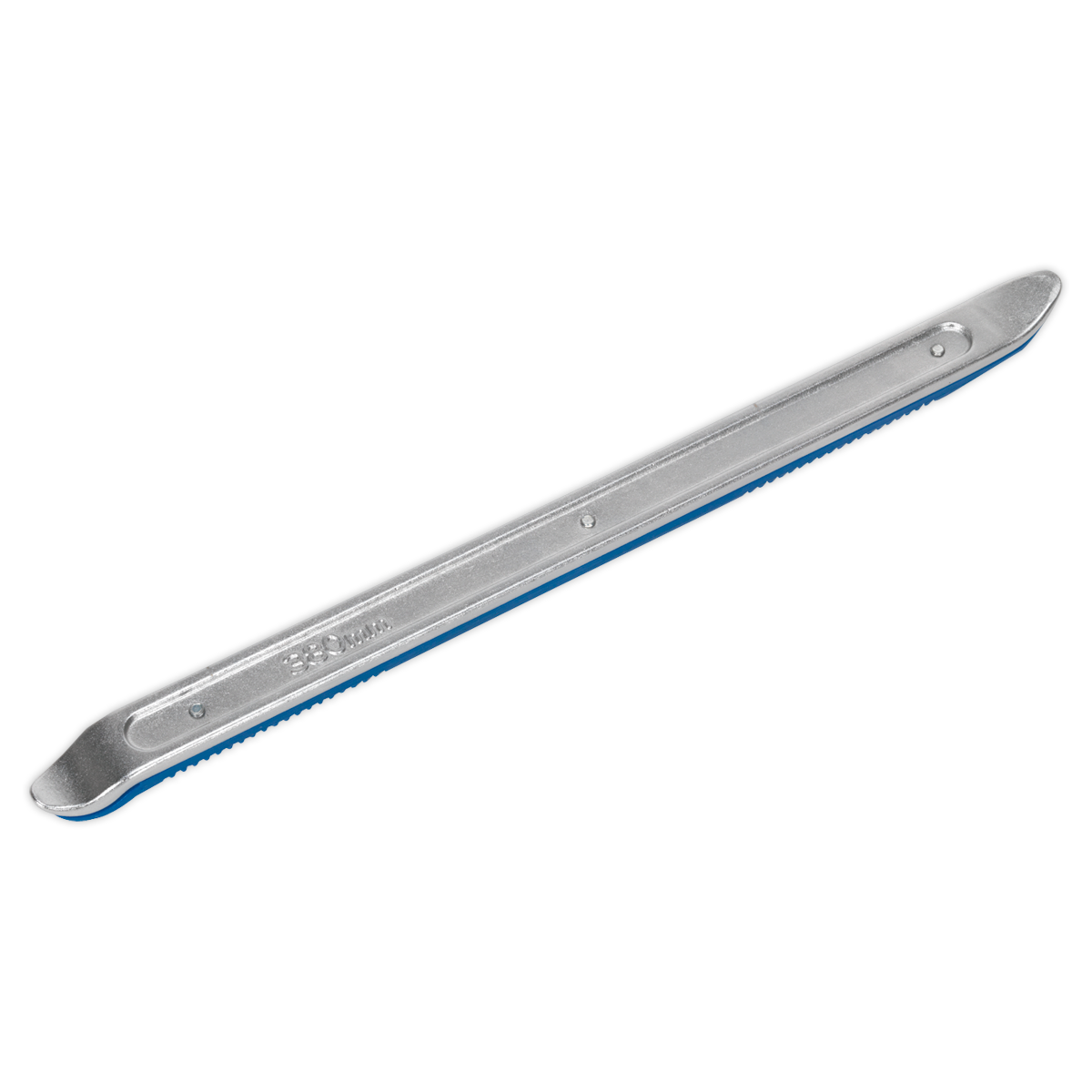 Sealey 380mm Motorcycle Tyre Lever With Plastic Moulding Hook - Silver MS380