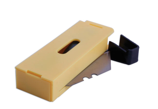 LASER 0973 Folding 10-Piece Utility Knife Blade Set Dispenser For Trim Knives