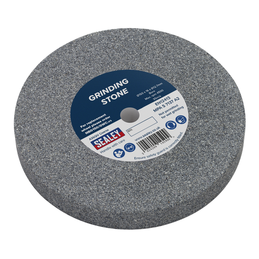 Sealey Ø150mm A36Q Coarse Grinding Stone For Bench Grinder Grey NBG150/GWC