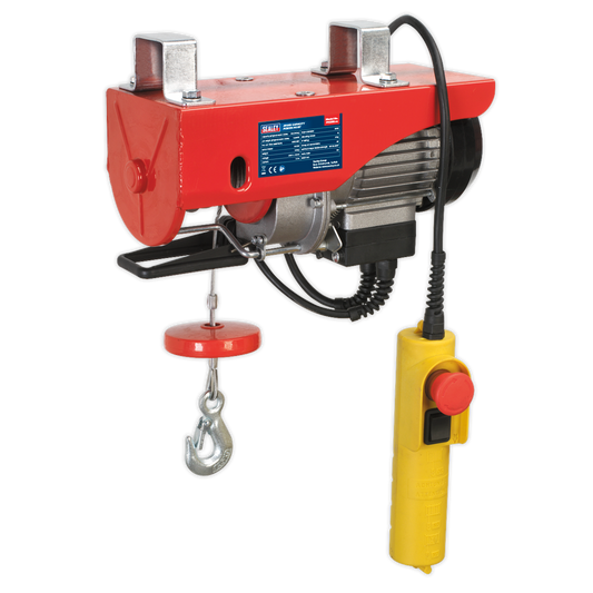 Sealey Power Hoist 230V/1PH 250kg Capacity EU UK Approval IP54 Rating PH250