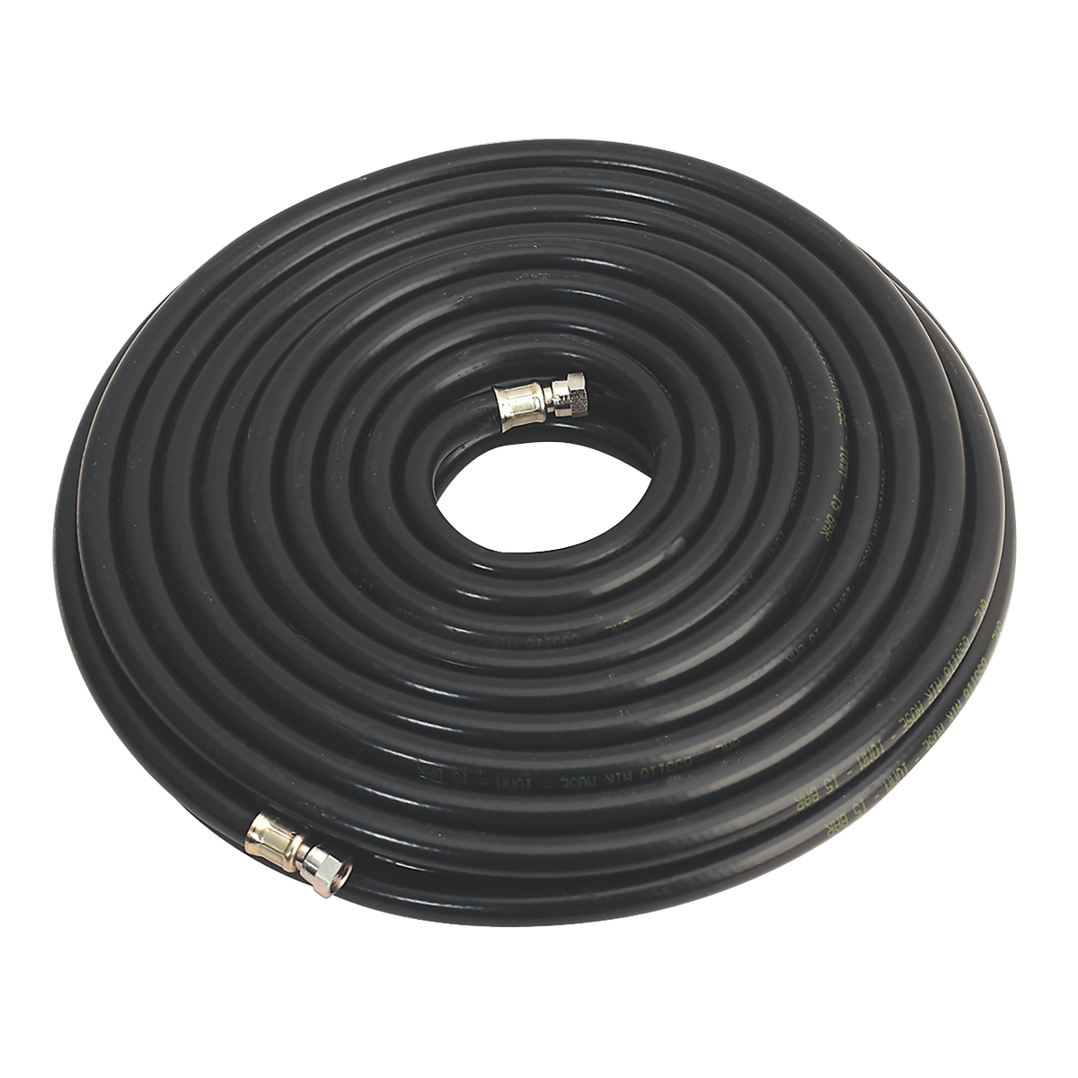 Sealey Air Hose 30m x Ø10mm With 1/4" BSP Swivel Unions Heavy Duty AH30RX/38