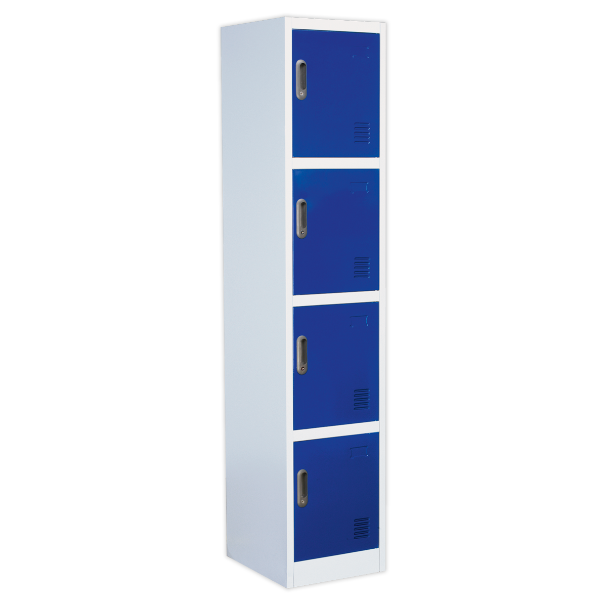 Sealey Single Locker With 4 Doors Ventilated With Lock 380 x 450 x 1850mm SL4D