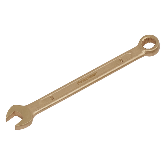 Sealey Combination Spanner Beryllium Copper 8mm Non-Sparking Hand Tool NS002