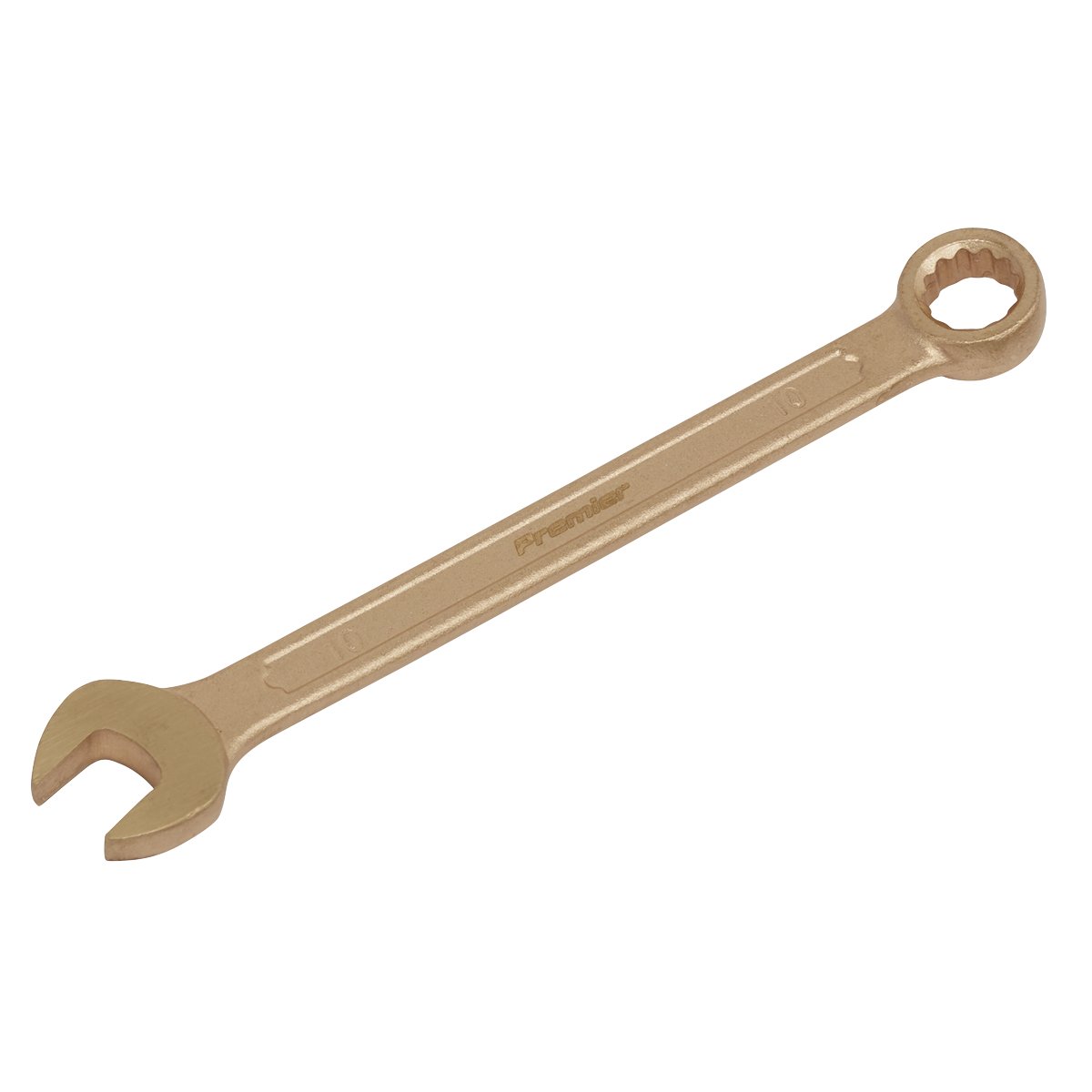 Sealey Combination Spanner Beryllium Copper 10mm Non-Sparking Hand Tool NS003