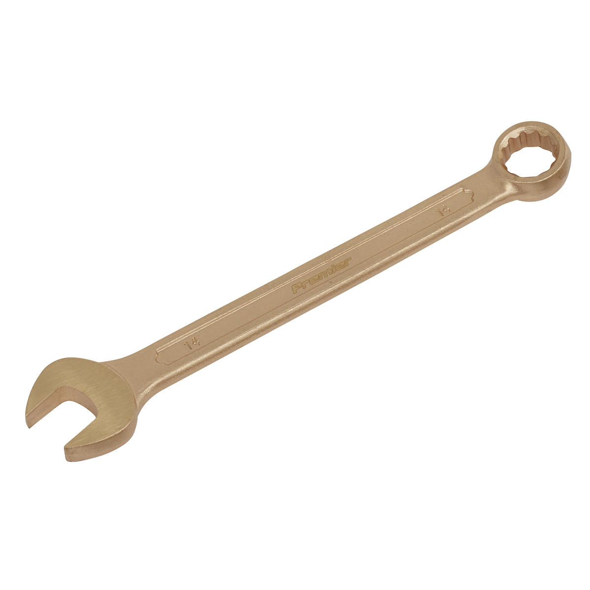 Sealey Combination Spanner Beryllium Copper 14mm Non-Sparking Hand Tool NS006