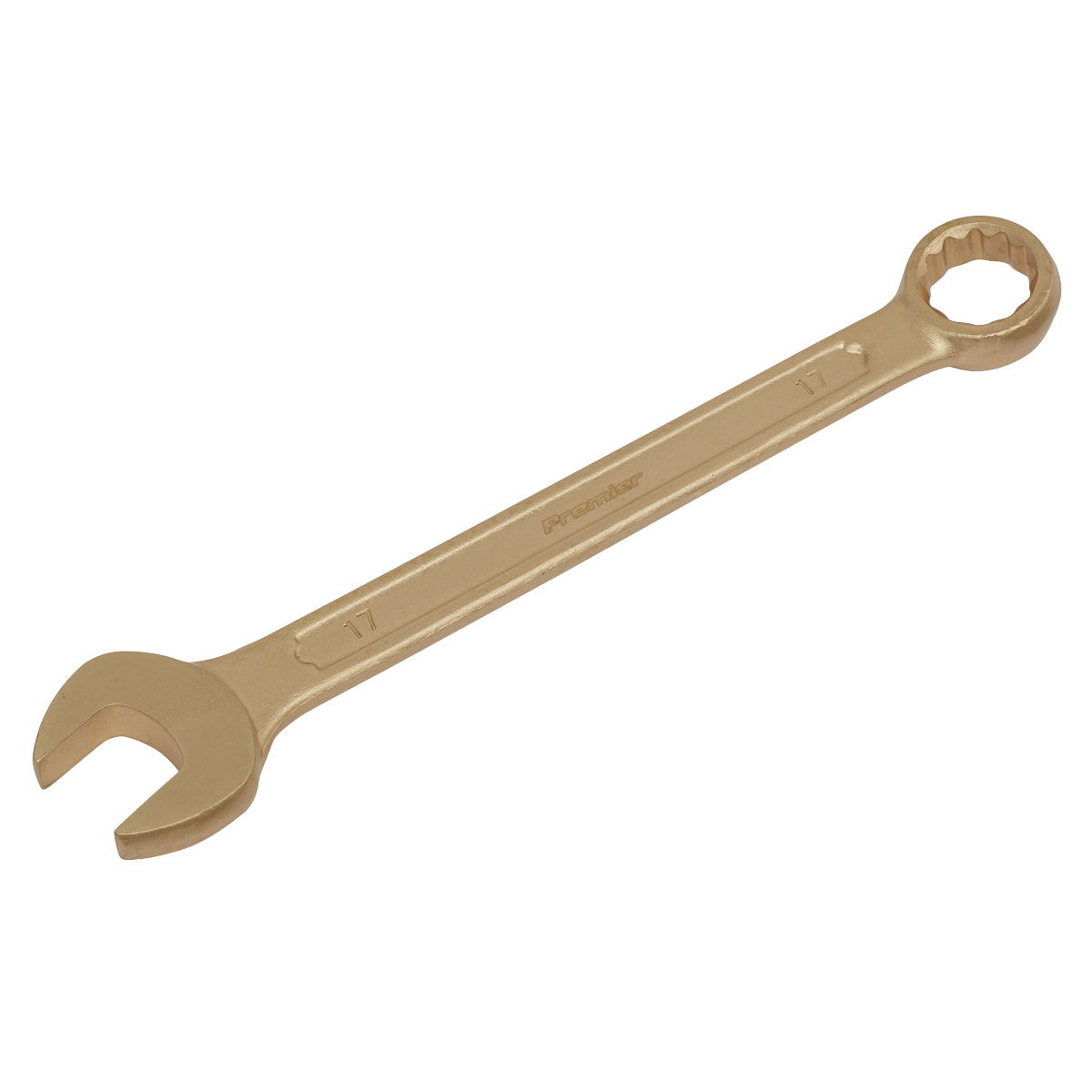 Sealey Combination Spanner Beryllium Copper 17mm Non-Sparking Hand Tool NS008