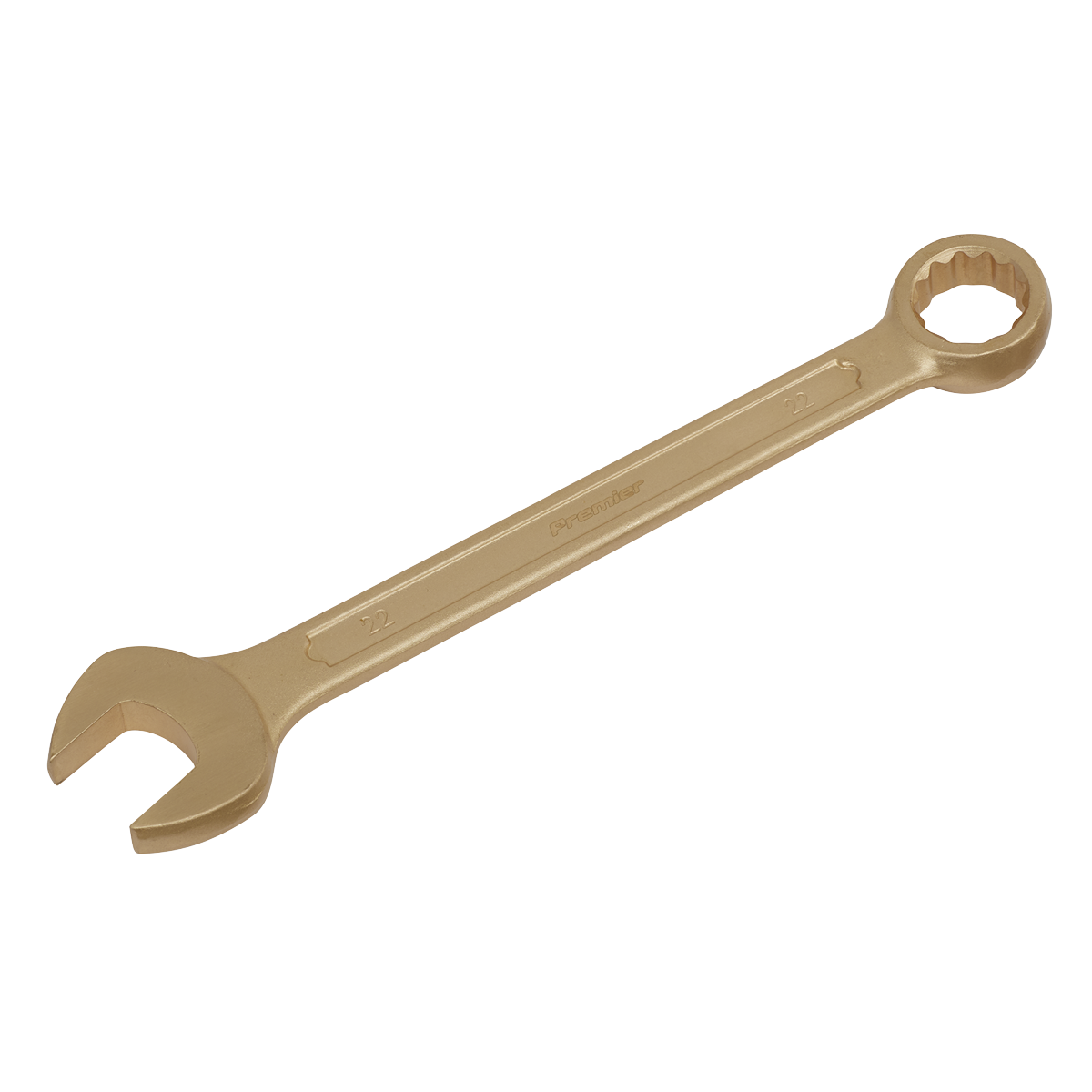 Sealey Combination Spanner Beryllium Copper 22mm Non-Sparking Hand Tool NS010