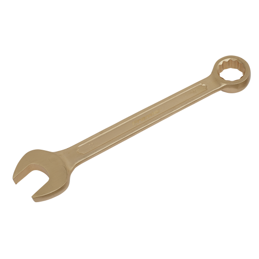 Sealey Combination Spanner Beryllium Copper 32mm Non-Sparking Hand Tool NS014
