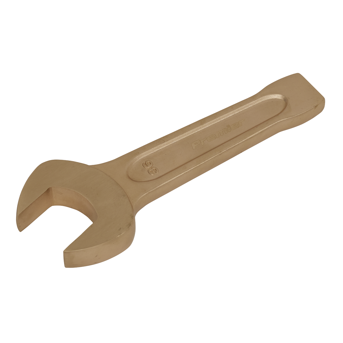 Sealey Slogging Spanner Open End 36mm Non-Sparking Beryllium Copper Tool NS022